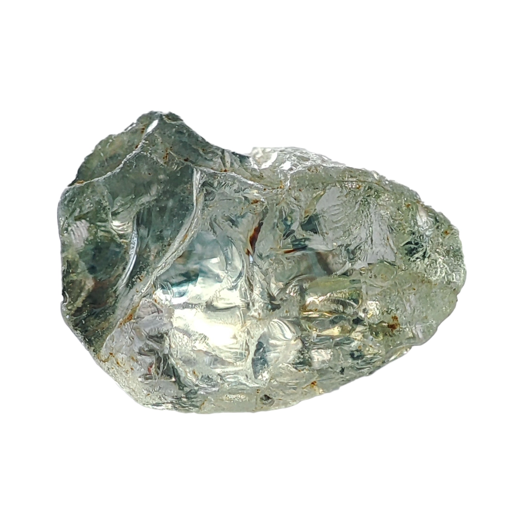 Saphir d'Auvergne brut de 0,50 carat, Puy-de-Dôme (région d'issoire), Auvergne, France (BRTSAP-0005)