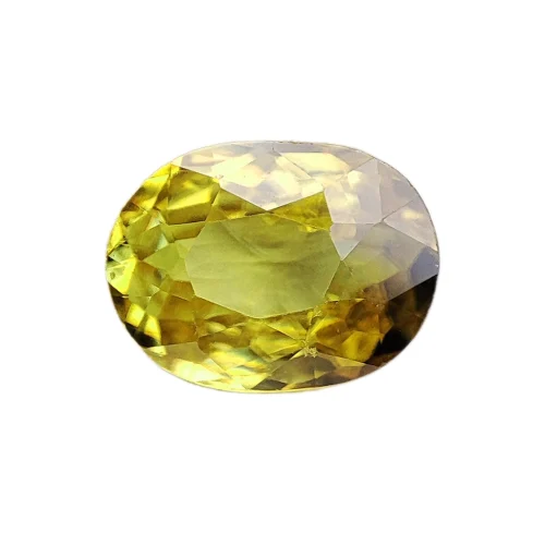 Sphène (Titanite) jaune de Madagascar 0,93 carat - (Ref : GEMSPH-0001)