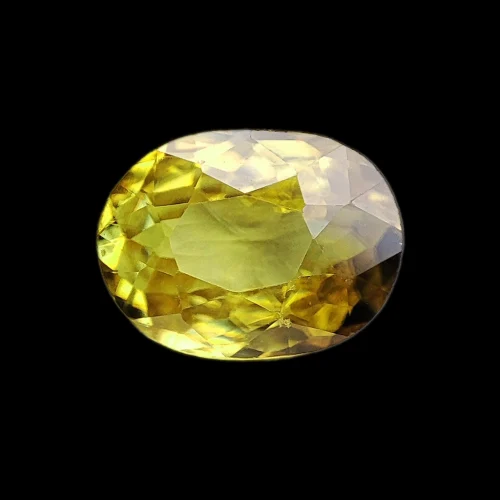 Sphène (Titanite) jaune de Madagascar 0,93 carat - (Ref : GEMSPH-0001)