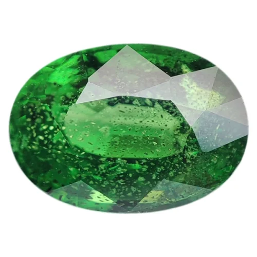 Grenat Tsavorite gemme pierre taillée