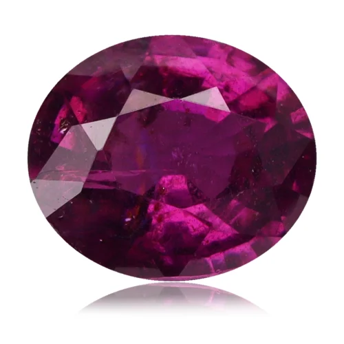 Grenat Rhodolite de 0,88 carat, d'une très belle teinte violette légèrement rose - (Ref : GEMGRE-0021)