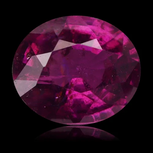 Grenat Rhodolite de 0,88 carat, d'une très belle teinte violette légèrement rose - (Ref : GEMGRE-0021)