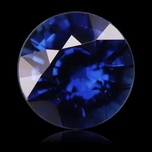 Superbe saphir bleu de 0,27 carat, d'origine Bang Ka Cha, Thaïlande