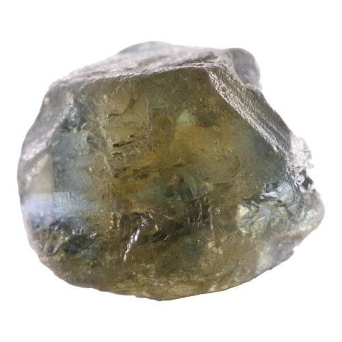 Saphir d’Auvergne brut de 0,98 carat d'origine géographique Puy-de-Dôme (région d’Issoire), Auvergne, France