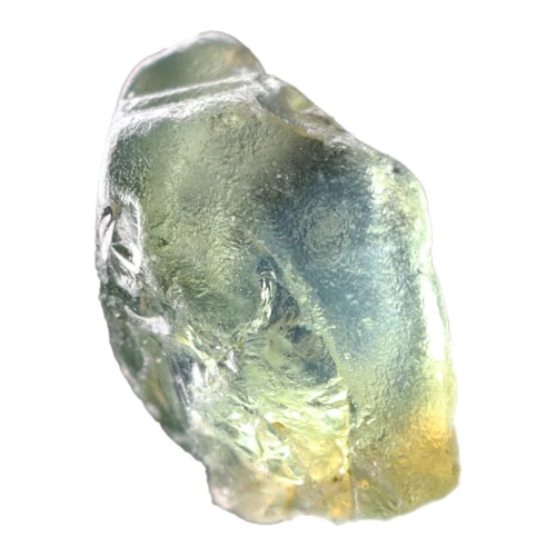 Saphir d’Auvergne brut de 0,38 carat, de très bonne pureté, provenance Puy-de-Dôme (région d’Issoire), Auvergne, France