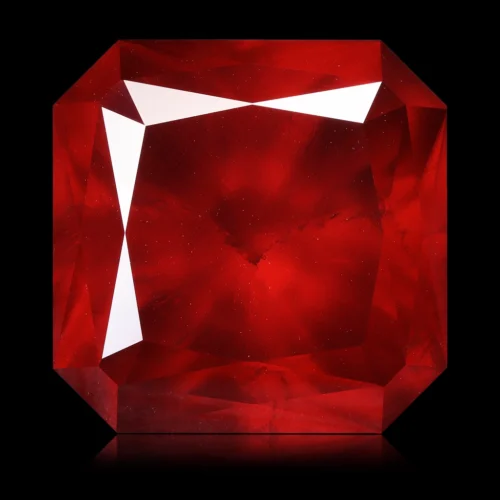 Rhodochrosite facettée – 19,23 carats N’Chwaning Mines, Kuruman, Afrique du Sud