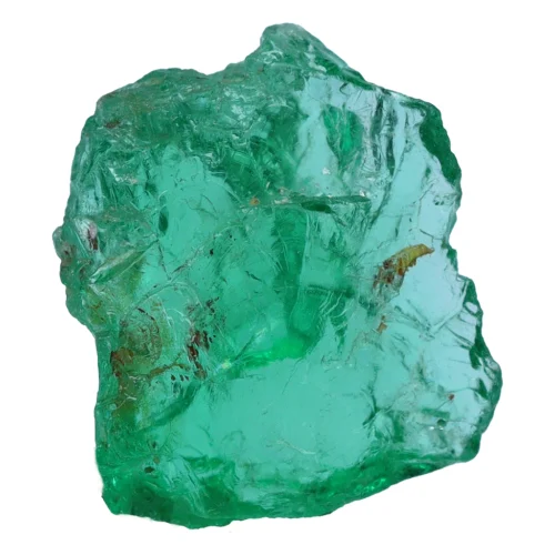 Émeraude brute de 0,95 carat, d'origine géographique Zambie