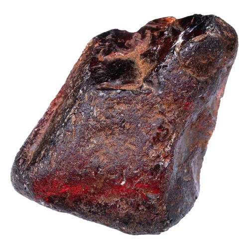 Grenat Pyrope brut de qualité gemme, affichant un poids de 16,60 grammes, un échantillon d'excellente pureté, Umba River, Tanzanie