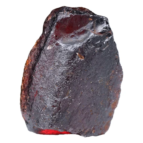 Grenat Pyrope brut, affichant un poids de 12,68 grammes, un échantillon de belle qualité, Umba River, Korogwe Rural District, Tanga Region, Tanzanie