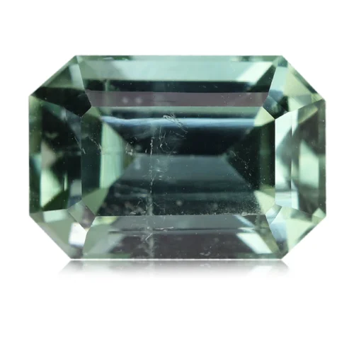 Tourmaline verte bleutée de 1,42 carat, d'origine Afghanistan.