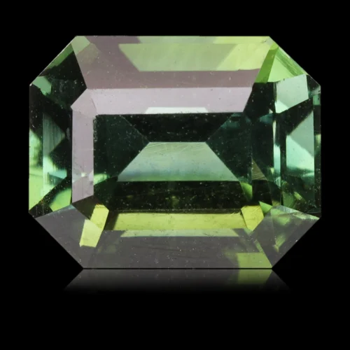 Tourmaline verte bleutée 0,99 carat, Afghanistan (Ref: GEMTOU-0017)