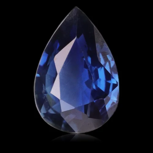 Saphir bleu 0,36 ct