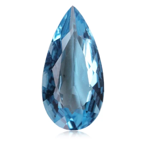 Topaze bleue poire 1,38 ct