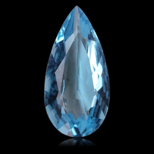 Topaze bleue poire 1,38 ct