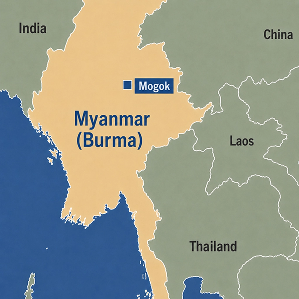Mogok Myanmar Burma sapphire